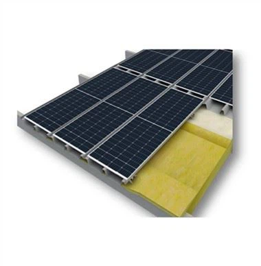 Construcción de paneles solares integrados